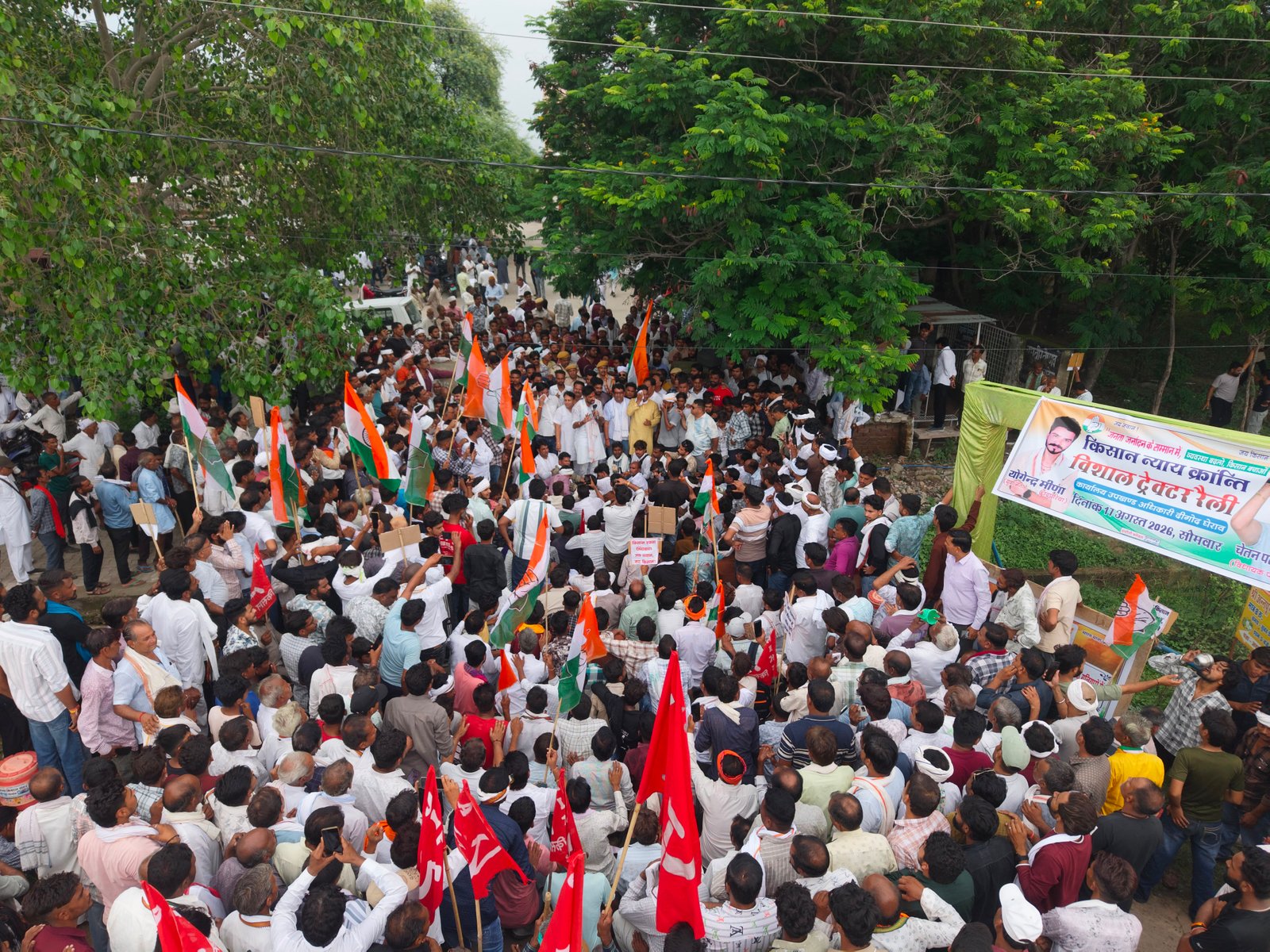 किसान न्याय क्रान्तिः पीपल्दा विधानसभा में उमड़ा किसानो का ऐतिहासिक जनसैलाब; विधायक चेतन पटेल के नेतृत्व में दीगोद उपखण्ड कार्यालय का किया घेराव