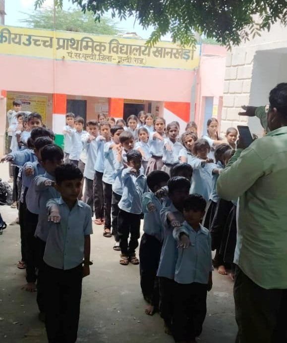 ओजोन बचाएं, भविष्य बचाएं—खानखेड़ा विद्यालय में गूंजा संरक्षण का संदेश