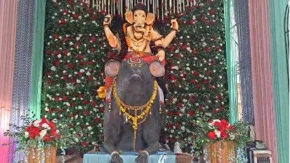 गोबर से गणेश, पर्यावरण संरक्षण का संदेश; कोटा के गायत्री आश्रम में अनोखी पहल