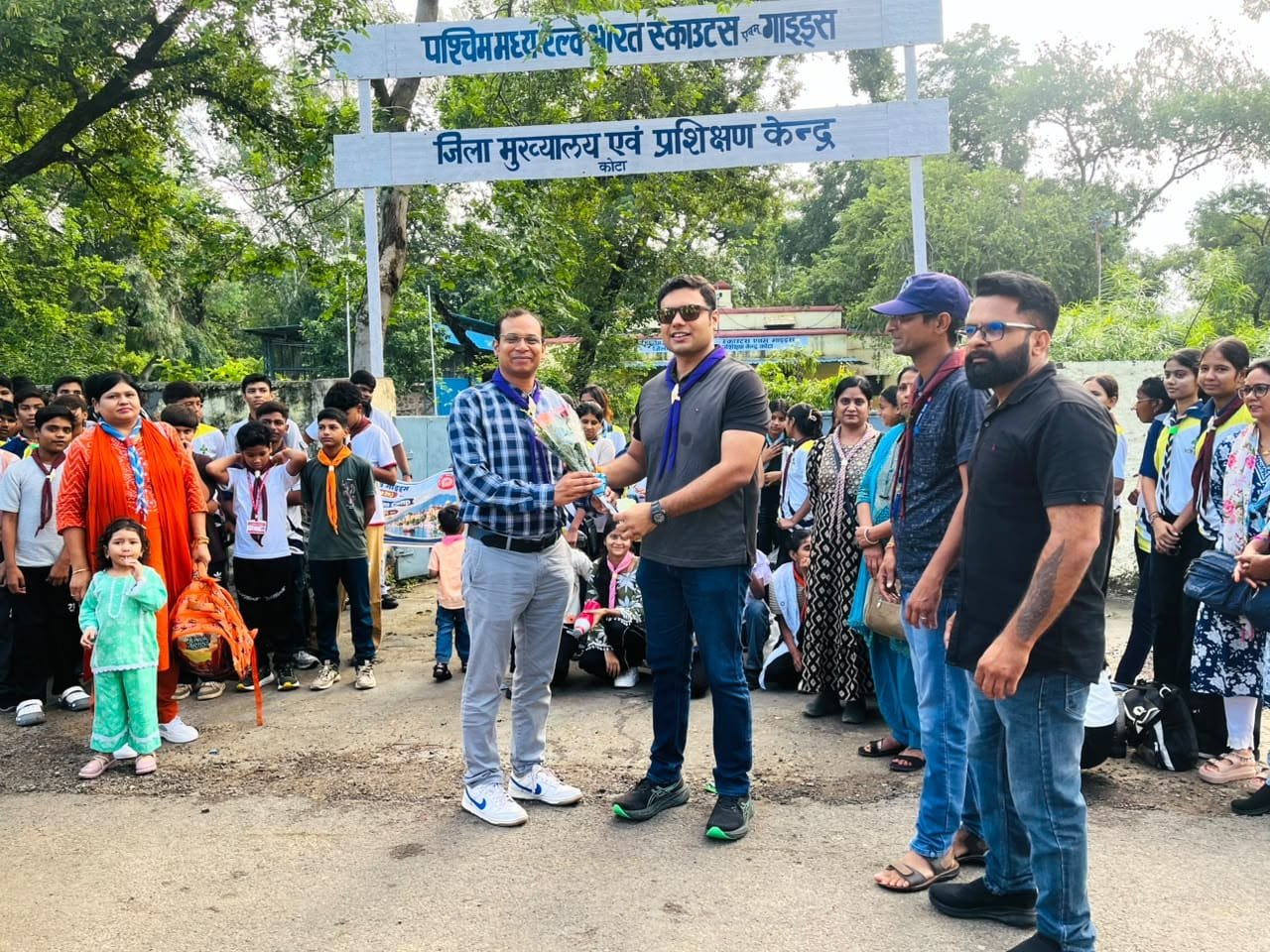 कोटा मंडल के स्काउट्स एवं गाइड्स का तीन दिवसीय शैक्षणिक हाइक कम कैंप शुरू