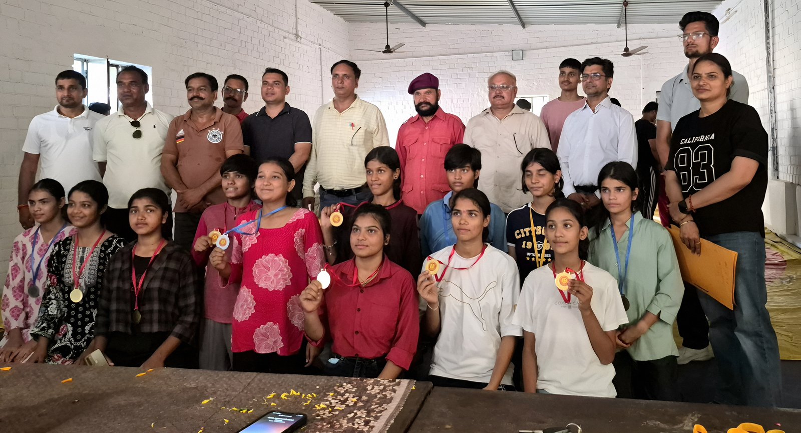 कुश्ती प्रतियोगिता का समापन, विजेताओं को पहनाए स्वर्ण, रजत और कांस्य पदक
