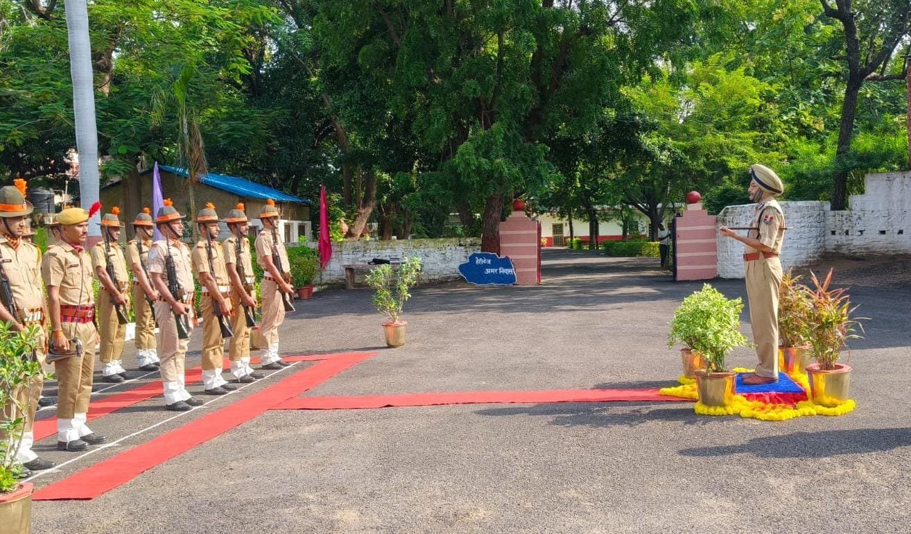 एडीजी ने किया द्वितीय बटालियन आरएसी कोटा का भ्रमण
