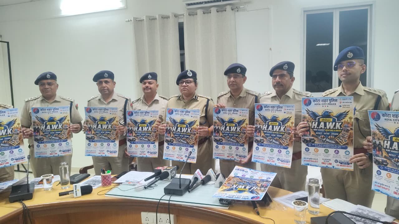 चाकूबाजी और अवैध हथियारों पर अंकुश के लिए ऑपरेशन H.A.W.K. शुरू