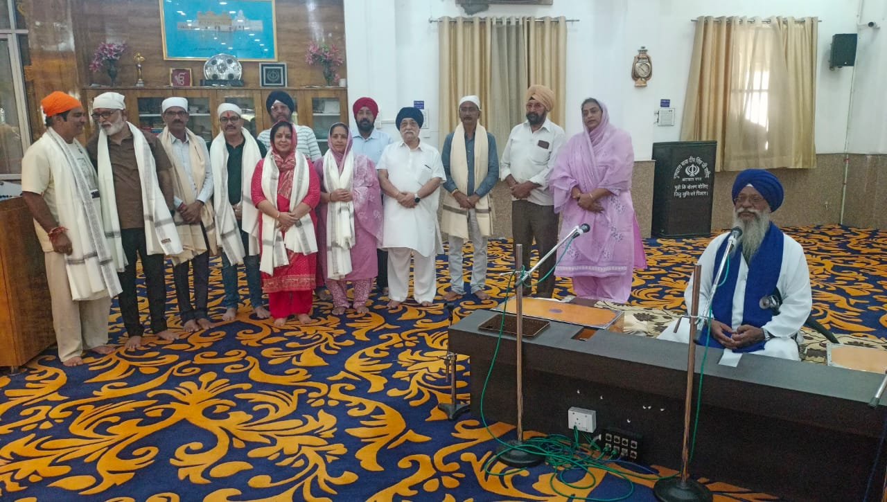 गुरुद्वारा बाबा दीप सिंह जी शहीद में उपमहापौर व पार्षदों का सम्मान
