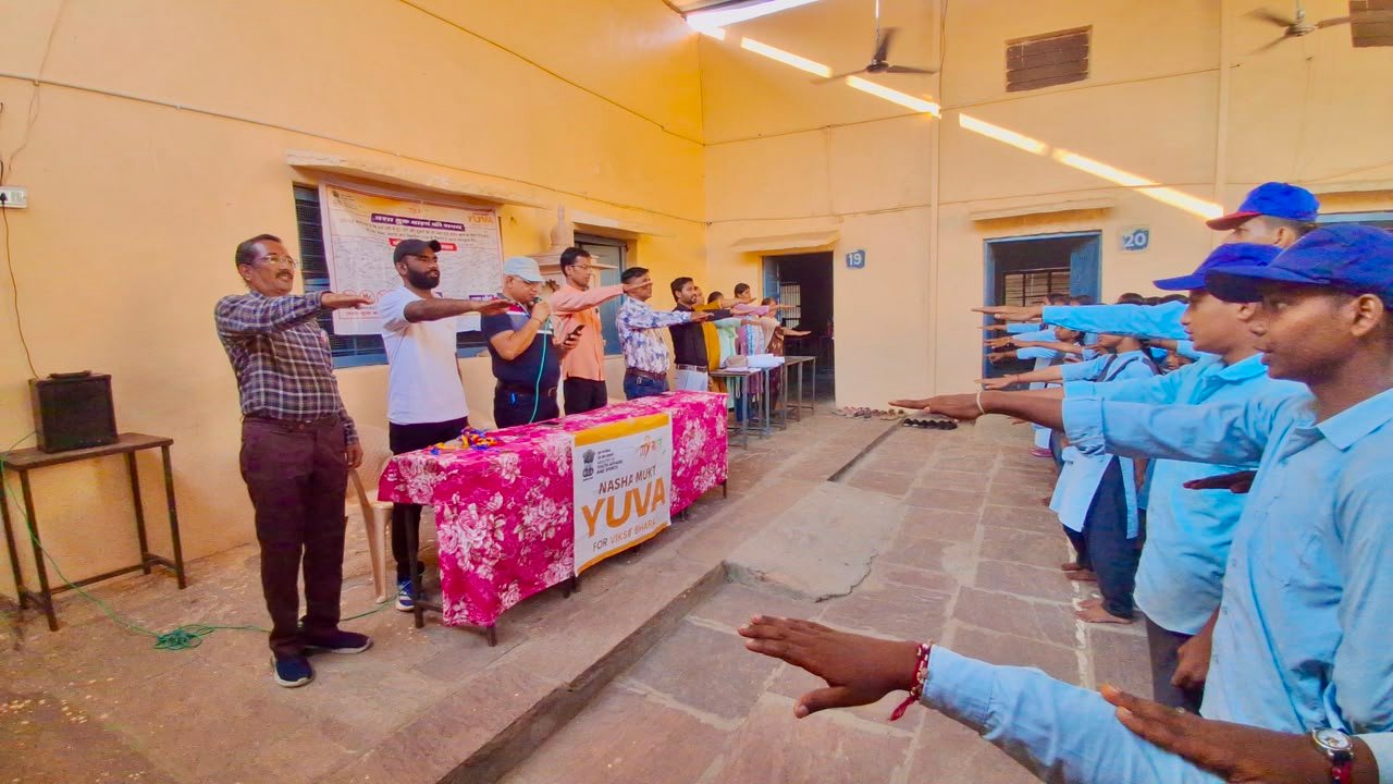 तालेड़ा स्कूल में ‘नशा मुक्त युवा, विकसित भारत’ अभियान के तहत कार्यशाला व प्रतियोगिताओं का आयोजन