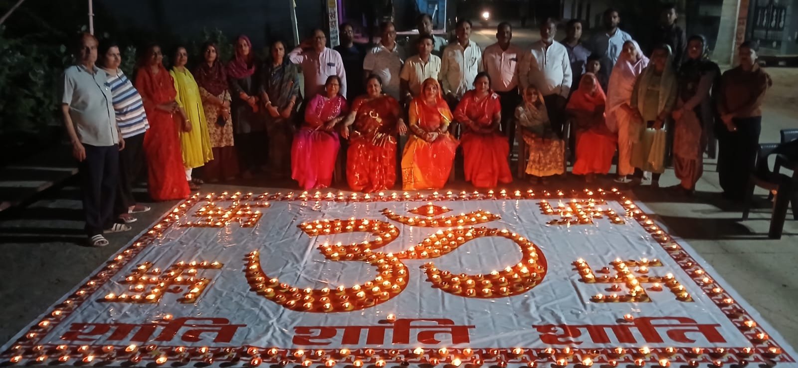 1600 दीपकों के दीपदान के साथ कर्मयोगी सेवा संस्थान का 16 दिवसीय श्राद्ध तर्पण महोत्सव सम्पन्न