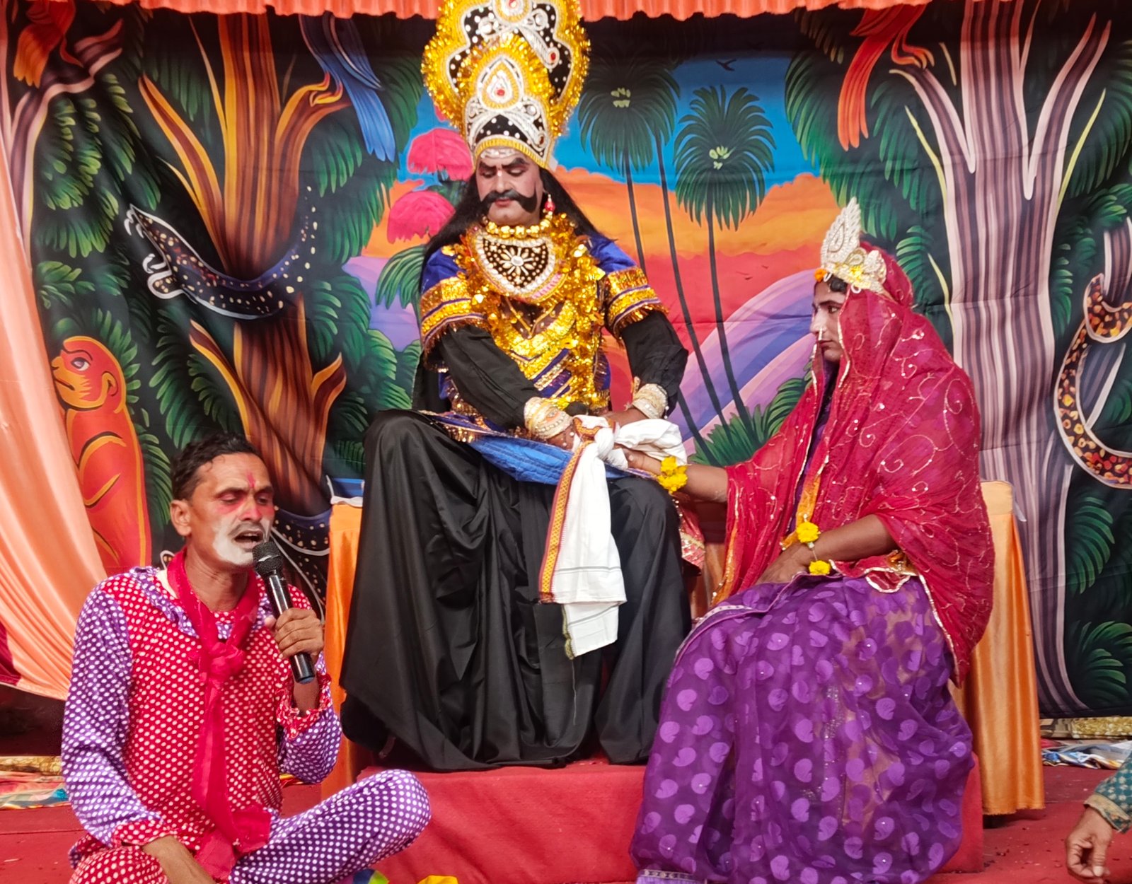 बूंदी के आजाद पार्क में रामलीला का दूसरा दिन, राम जन्म और ताड़का वध के मंचन पर गूंजे जयकारे
