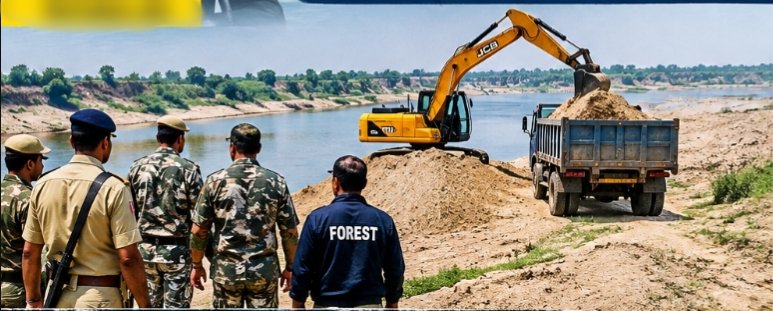 चंबल घड़ियाल सेंचुरी में अवैध बजरी खनन पर सख्ती, संयुक्त पेट्रोलिंग बढ़ेगी