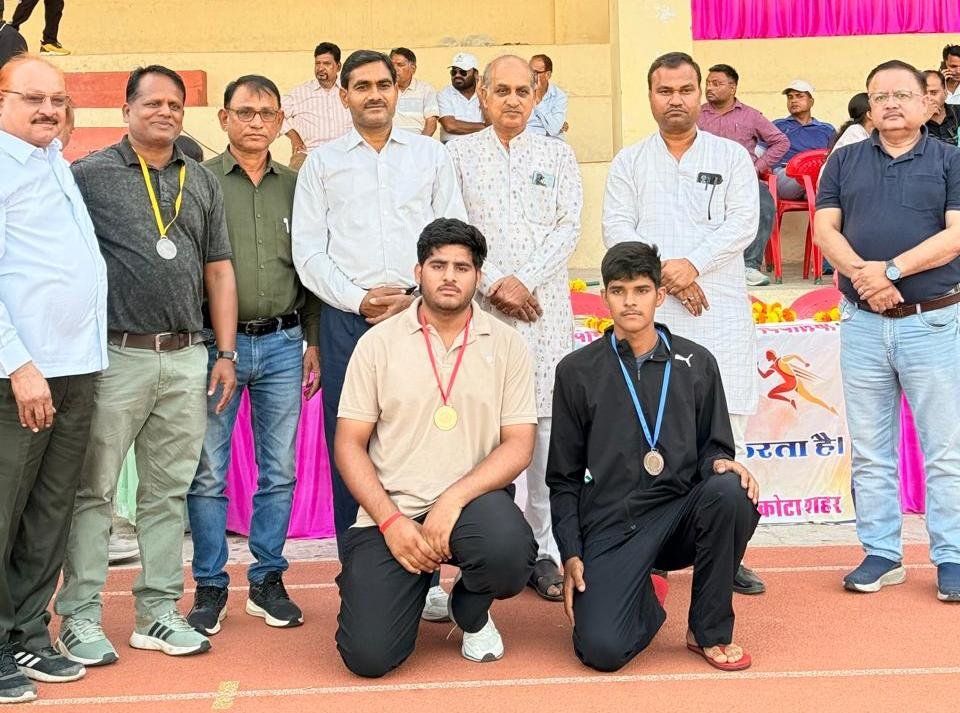 रवि गुर्जर ने एथलेटिक्स में जीते दो पदक, गोला फेंक में स्वर्ण तो डिस्कस थ्रो में रजत