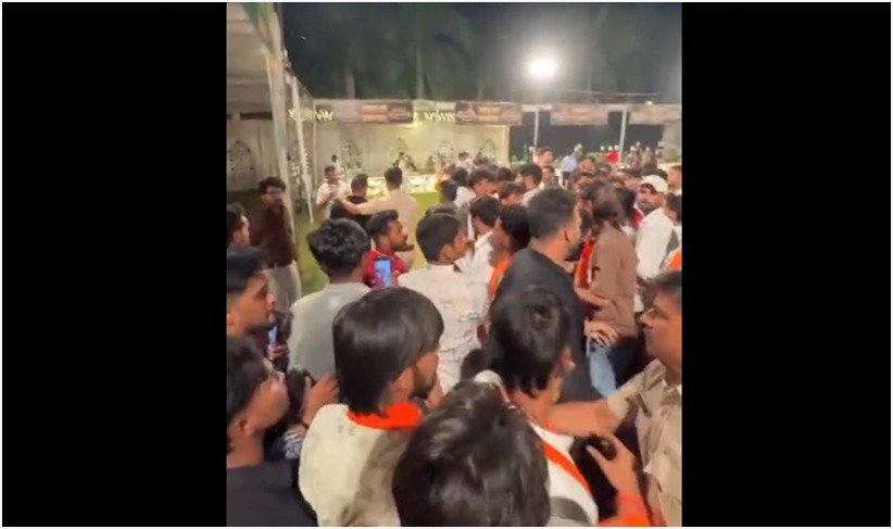 कोटा में देर रात फिर गरबा पांडाल में हंगामा, दो युवकों के प्रवेश पर जताई आपत्ति