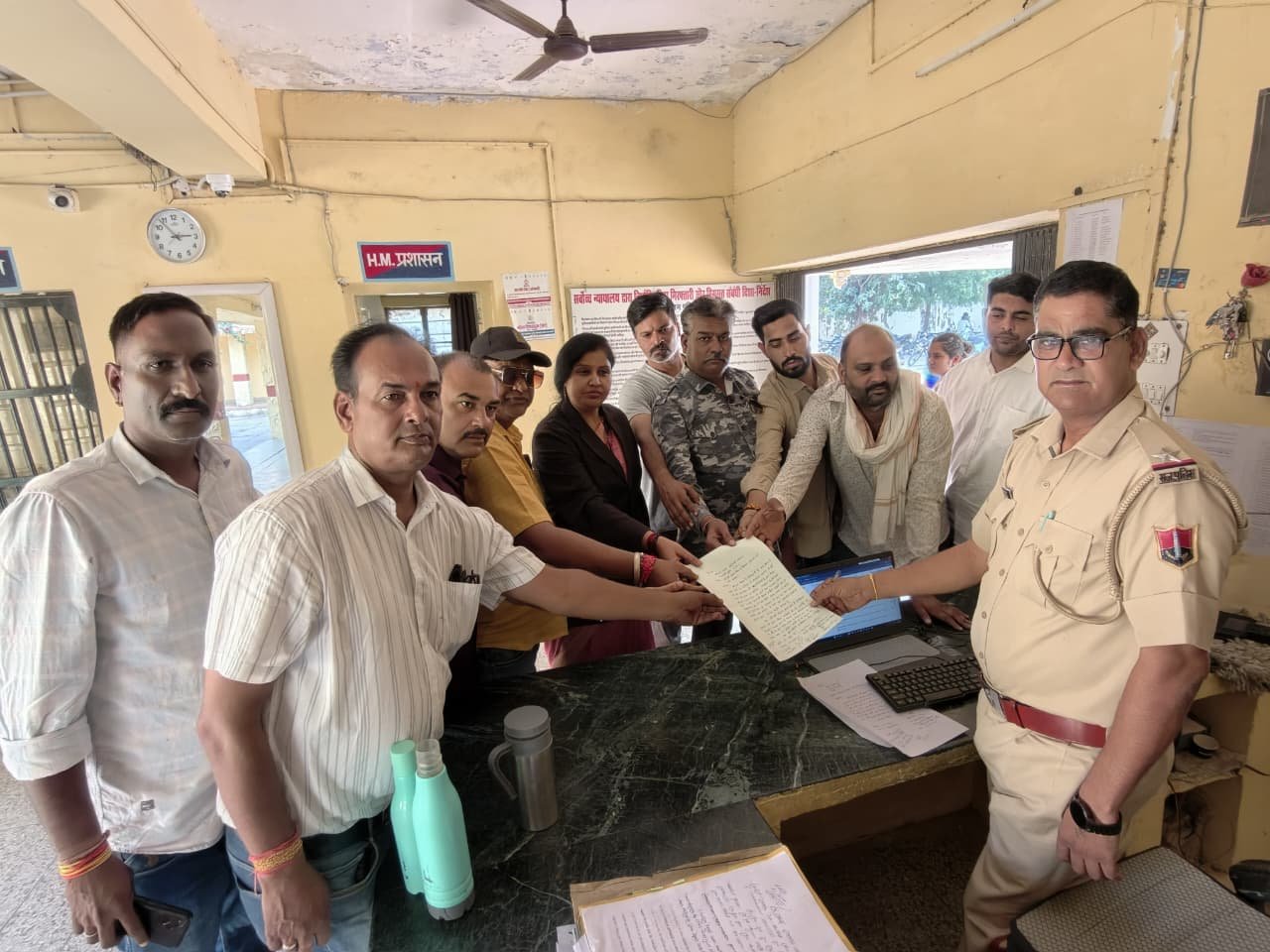 प्रताप सिंह खाचरियावास के बयान पर बूंदी में भाजपा का प्रदर्शन, कोतवाली थाने में शिकायत