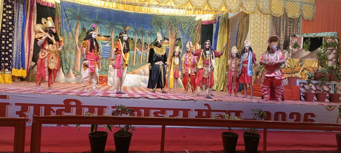 कोटा दशहरा मेले में रामलीला के दौरान गूंजे जय श्रीराम के जयकारे, सुग्रीव मिलन और बाली वध का मंचन