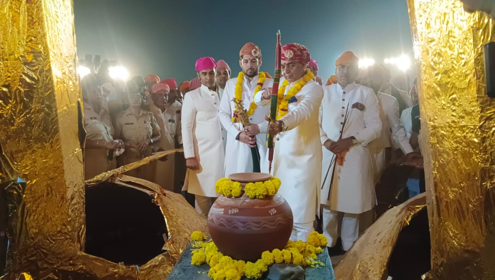 133वें राष्ट्रीय दशहरा मेले में रियासतकालीन परंपरा के साथ हुआ रावण दहन