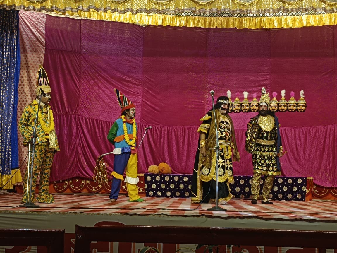 कोटा दशहरा मेले में रामलीला का समापन, रावण वध के बाद श्रीराम के अयोध्या प्रस्थान का मंचन