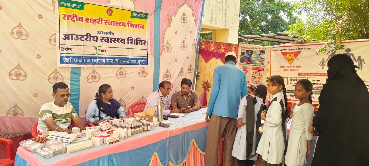 तेलीपाड़ा में निशुल्क स्वास्थ्य शिविर, 85 मरीजों का हुआ परीक्षण