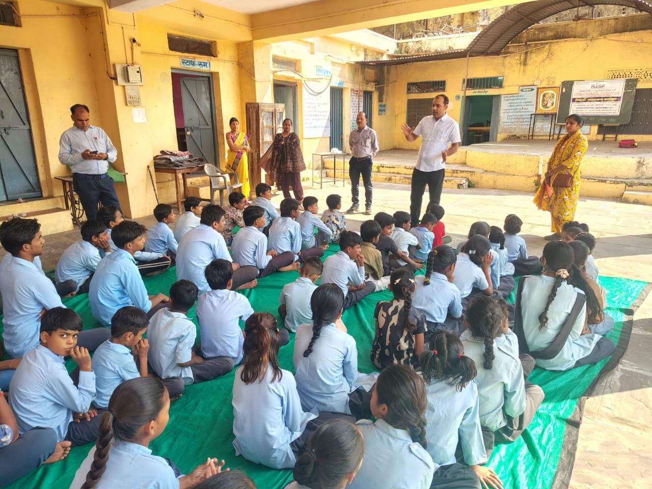 बूंदी में विद्यार्थियों को सिखाया पानी बचाने का मंत्र, घर-घर जल संरक्षण का संदेश पहुंचाने की अपील